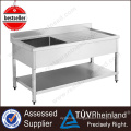 Customized Stainless Steel Industrial Single/Double Water Sink